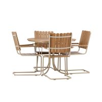 Valentina eettafelset - naturel - polyhout