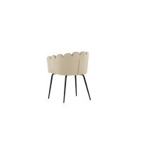 Svea Mahlim eetkamerstoel - met armleuning - beige