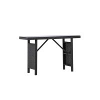 Svea Haruto outdoor sidetable - 120 cm - zwart