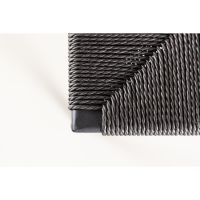 Svea Polsty barkruk 63 cm - rattan - zwart