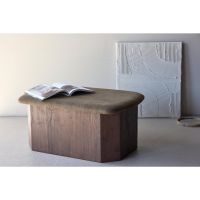 Petrovic poef - 59 x 88 cm - bruin