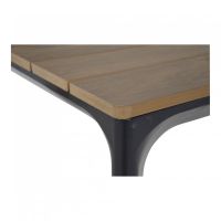 Arezzo tuintafel rechthoek polywood teaklook 160x90 cm van het woonmerk Les