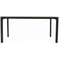 Arezzo tuintafel rechthoek polywood teaklook 160x90 cm van het woonmerk Les