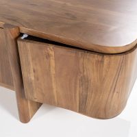 Eleonora TV-meubel Julian - acaciahout - 240 cm - 6 deurs