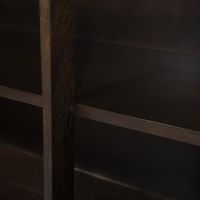 Boekenkast Lio groot - Mango hout & travertin