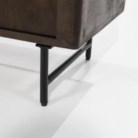 Boekenkast Lio groot - Mango hout & travertin