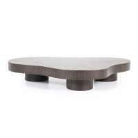 Eleonora Organische salontafel Bobbie - 150x110 cm - bruin