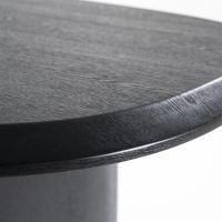 Eleonora Organische eettafel Walter - eiken - 300x120 cm - zwart