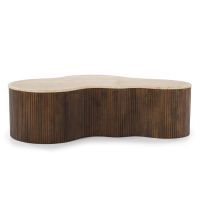Eleonora Salontafel Mari - 129x84x36 cm - bruin