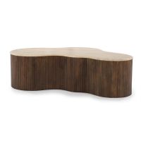 Eleonora Salontafel Mari - 129x84x36 cm - bruin
