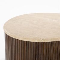 Eleonora Salontafel Mari - 129x84x36 cm - bruin