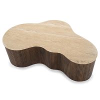 Eleonora Salontafel Mari - 129x84x36 cm - bruin