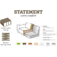 Hoekbank Statement Rechts Bouclé 