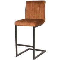 Barkruk Milo Velvet Okergeel 66 cm