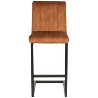 Barkruk Milo Velvet Okergeel 66 cm