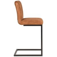 Barkruk Milo Velvet Okergeel 66 cm