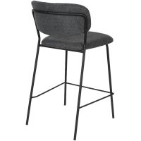 Viken barstoel 65 cm donkergrijs zwart