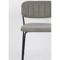 Puur Viken barstoel 65 cm grijs zwart