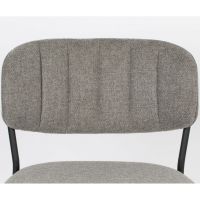 Puur Viken barstoel 65 cm grijs zwart