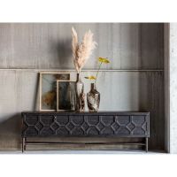 Bequest tv-meubel hout zwart 160 cm