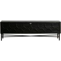 Bequest tv-meubel hout zwart 160 cm