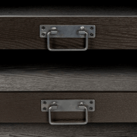 Botan kast op wieltjes zwart S van het woonmerk Puur