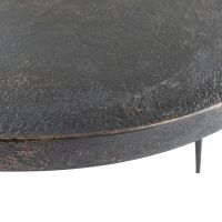 Woood Bounds bijzettafel XL hout/metaal antique goud