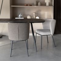 Puur Brianna ovale eettafel - donkerbruin