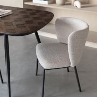 Puur Brianna ovale eettafel - donkerbruin