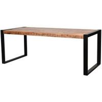 Brussels eettafel mangohout