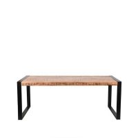 Brussels eettafel mangohout