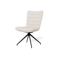Nøra Ivalo draaistoel | zwart metaal onderstel | stof Cona