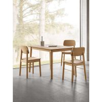 Elin eetkamerstoel | naturel oak onderstel | matt oak - naturel