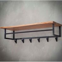 Fraaai Carter kapstok met 6 haken en hoedenplank