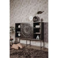 Tower Living Casina opbergkast - 200 cm - zwart