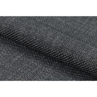 Mysa draaibare eetkamerstoel | zwart metaal onderstel | stof Basel - donkergrijs