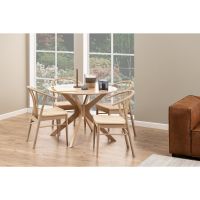 Siv armstoel | wit oak onderstel | Paper plaits - off white