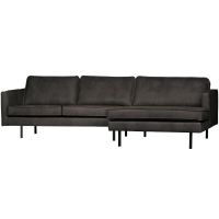 Rodeo chaise longue rechts eco leer