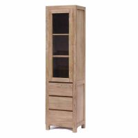 Tower Living Corona vitrinekast - 50 cm - bruin