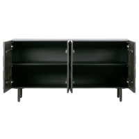 Woood Dressoir Counter Hout Zwart