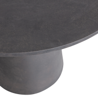 Damon eettafel betonlook 76xø100 van het woonmerk WOOOD