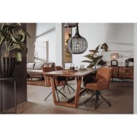 Tower Living Dimaro eettafel - 180 cm - bruin