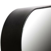 Woood Doutzen spiegel metaal 110x40 cm zwart