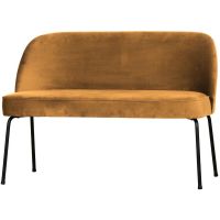 Eetbank Vogue Fluweel Mosterd