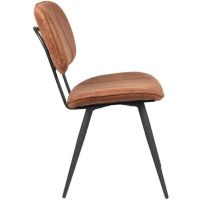Eetkamerstoel Fos Leer Cognac