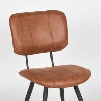 Eetkamerstoel Fos Leer Cognac