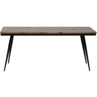 Woood Eettafel Rhombic Hout/metaal