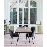 Woood Eettafel Rhombic Hout/metaal