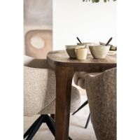 Taylor eettafel 140x120 cm - bruin