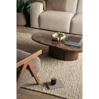 Eleonora Bradley salontafel organisch marmer - bruin